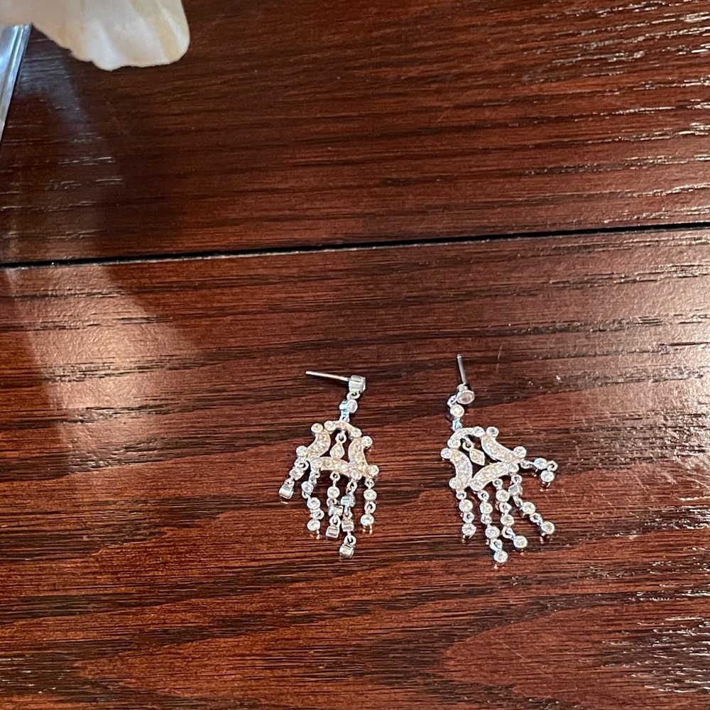 Sterling Silver Chandelier Earrings